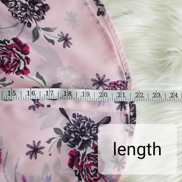 NWT Candie's sleeveless pink floral extra small - Picture 4 of 4